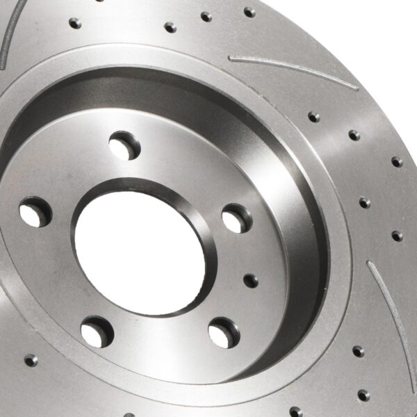 Rear Drilled Grooved 300mm Brake Discs For Audi A6 S6 A7 S7 2.8 3.0 TDI TFSI Fsi - Image 3