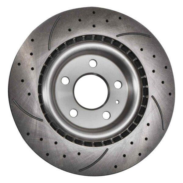 Rear Drilled Grooved 330mm Brake Discs For Audi A6 C7 & A7 4G8 12+ - Image 6