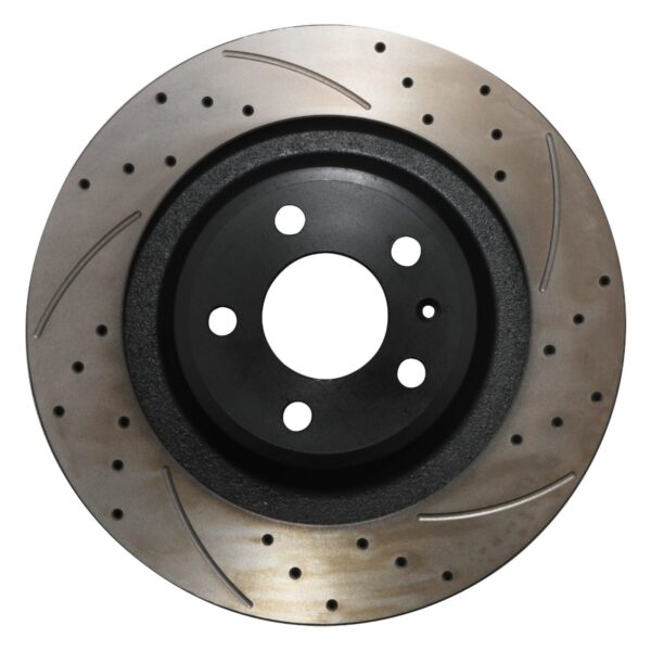 Rear Drilled Grooved 330mm Brake Discs For Audi S4 B8 S5 Q5 Quattro Avant 09-17 - Image 3