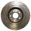 Rear Drilled Grooved 330mm Brake Discs For Audi Q5 2.0 3.0 3.2 TDI TFSI 08-17 - Image 4