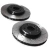 Front Drilled Grooved 314mm Brake Discs For Audi A4 B8 B9 & A5 8T 07+ - Image 2