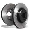 Front Drilled Grooved 314mm Brake Discs For Audi A4 B8 B9 & A5 8T 07+