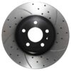 Front Drilled Grooved 314mm Brake Discs For Audi A4 B8 B9 & A5 8T 07+ - Image 3