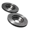 Front Drilled Grooved 314mm Brake Discs For Audi A4 B8 B9 & A5 8T 07+ - Image 4