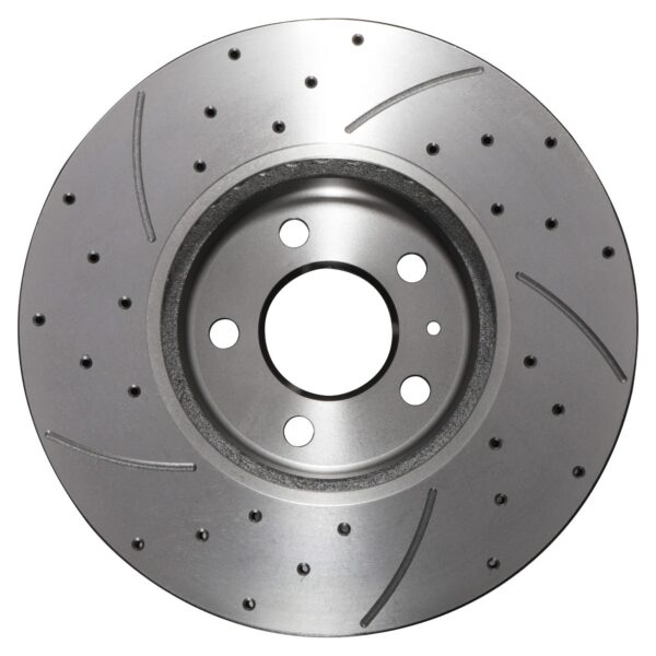 Front Drilled Grooved 320mm Brake Discs For Audi Q5 2.0 3.0 3.2 TDI TFSI Quattro - Image 3