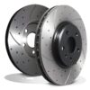 Front Drilled Grooved 320mm Brake Discs For Audi A4 A5 S5 1.8 2.0 2.7 3.0 3.2
