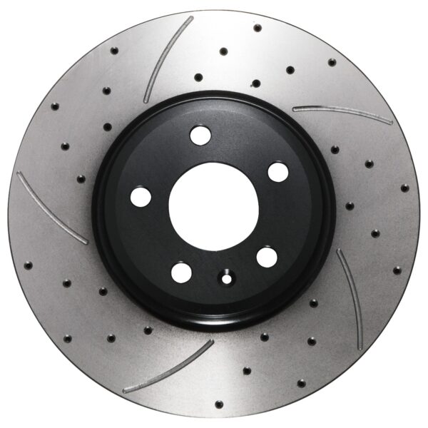 Front Drilled Grooved 320mm Brake Discs For Audi Q5 A4 Allroad TDI TFSI Fsi 07+ - Image 2