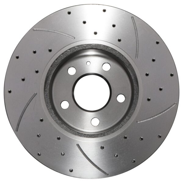 Front Drilled Grooved 320mm Brake Discs For Audi Q5 A4 Allroad TDI TFSI Fsi 07+ - Image 4