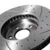 Front Drilled Grooved 320mm Brake Discs For Audi A4 A5 S5 1.8 2.0 2.7 3.0 3.2 - Image 5
