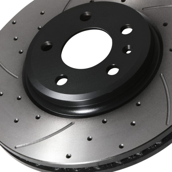 Front Drilled Grooved 320mm Brake Discs For Audi Q5 A4 Allroad TDI TFSI Fsi 07+ - Image 8