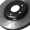 Front Drilled Grooved 320mm Brake Discs For Audi A4 A5 S5 1.8 2.0 2.7 3.0 3.2 - Image 3