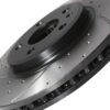 Front Drilled Grooved 320mm Brake Discs For Audi A4 A5 S5 1.8 2.0 2.7 3.0 3.2 - Image 2