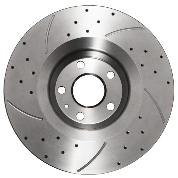 Front Vented 340mm Brake Discs Pair For Audi Tt Tts 8J 2.0 TDI Quattro 2008-2014 - Image 8