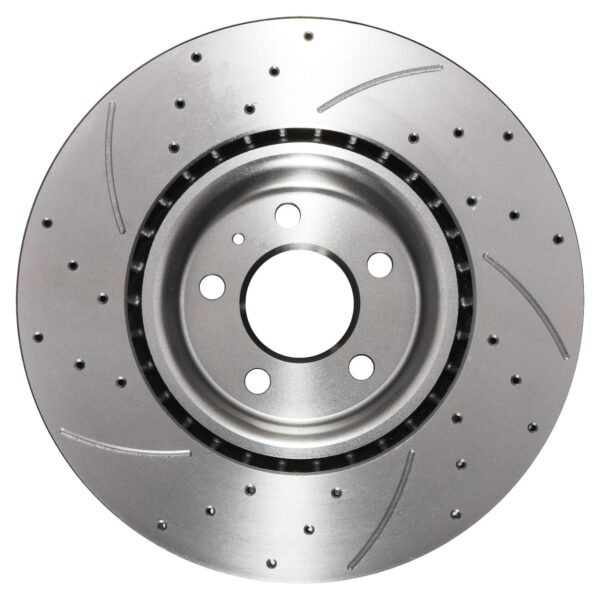 Front Drilled Grooved 345mm Brake Discs For Audi Q5 2.0 3.0 3.2 TDI TFSI Quattro - Image 3