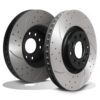Front Drilled Grooved 320mm Brake Discs For Audi A4 B7 3.0 3.2 TDI Fsi Quattro
