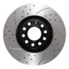 Front Drilled Grooved 320mm Brake Discs For Audi A4 B7 3.0 3.2 TDI Fsi Quattro - Image 2