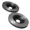Front Drilled Grooved 320mm Brake Discs For Audi A4 B7 3.0 3.2 TDI Fsi Quattro - Image 8