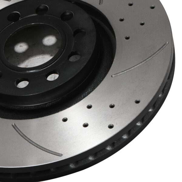 Front Drilled Grooved 320mm Brake Discs For Audi A4 B7 1.8T 2.0 2.5 TDI 04+ - Image 6