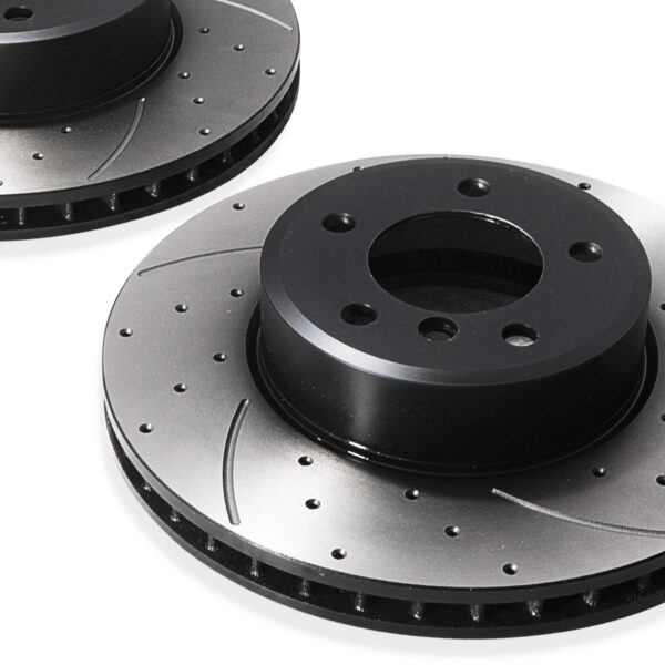 Front Drilled Grooved 324mm Rotordiscs Brake Discs For BMW 7 Series E38 740I V8 - Image 8