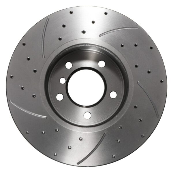 Front Drilled Grooved 324mm Rotordiscs Brake Discs For BMW 7 Series E38 740I V8 - Image 2