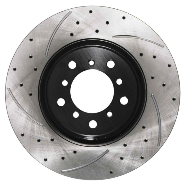 Front Drilled Grooved 325mm Brake Discs For BMW 3 Series E46 M3 3.2 00-06 - Image 2