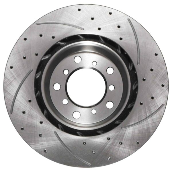 Front Drilled Grooved 325mm Brake Discs For BMW 3 Series E46 M3 3.2 00-06 - Image 4