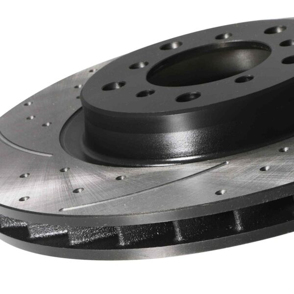 Front Drilled Grooved 325mm Brake Discs For BMW 3 Series E46 M3 3.2 00-06 - Image 8