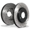 Front Drilled Grooved 260mm Brake Discs For BMW 3 Series E30 E36 320 323 325 82+