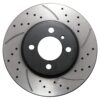 Front Drilled Grooved 260mm Brake Discs For BMW 3 Series E30 E36 320 323 325 82+ - Image 2