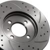 Front Drilled Grooved 260mm Brake Discs For BMW 3 Series E30 E36 320 323 325 82+ - Image 3