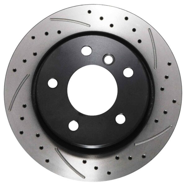 Rear Drilled Grooved 276mm Brake Discs For BMW 3 Series E36 320 323 98-05 - Image 2