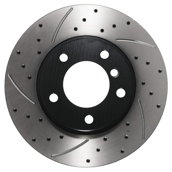 Front Drilled Grooved 286mm Brake Discs For BMW E36 Saloon Coupe Touring 90-99 - Image 2