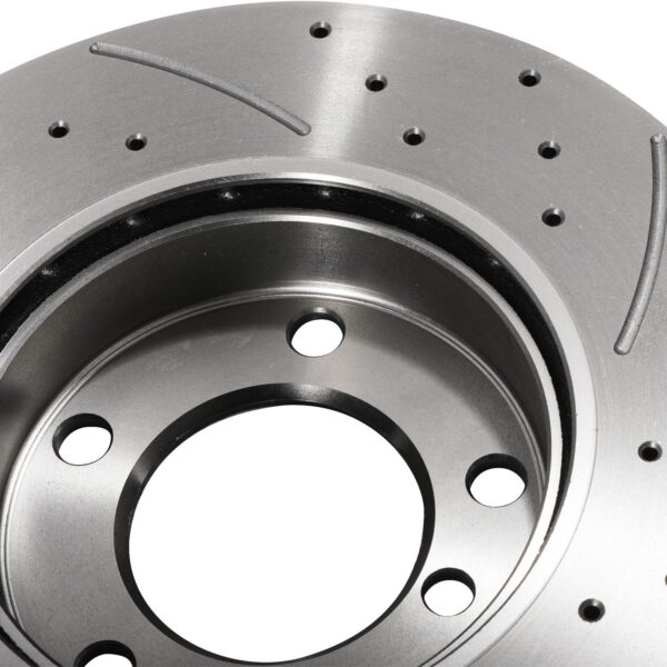 Front Drilled Grooved 286mm Brake Discs For BMW E36 Saloon Coupe Touring 90-99 - Image 7