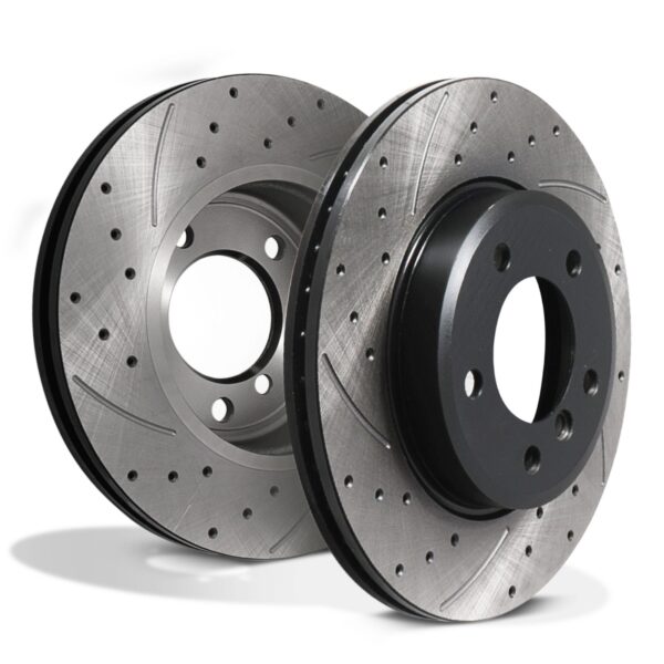 Front Drilled Grooved 300mm Brake Discs For BMW Z3 3.0I 24V Z4 E85 3.0 00+