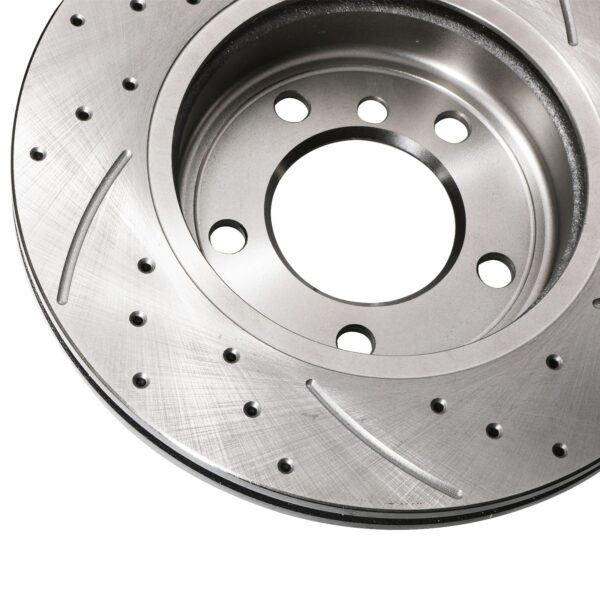 Front Drilled Grooved 300mm Brake Discs For BMW Z3 3.0I 24V Z4 E85 3.0 00+ - Image 3