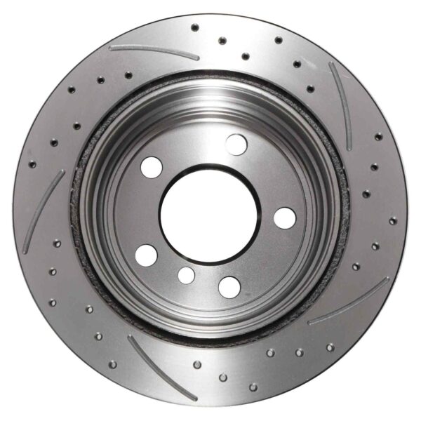 Rear Drilled Grooved 300mm Brake Discs For BMW 3 Series F30 F32 F34 12-18 - Image 3