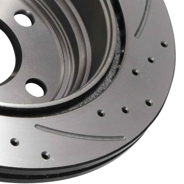 Rear Drilled Grooved 300mm Brake Discs For BMW 3 Series F30 F32 F34 12-18 - Image 5