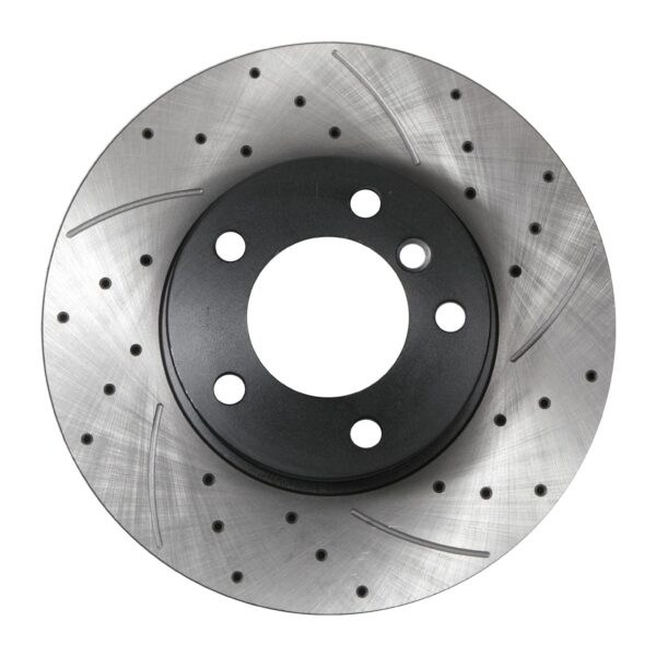 Front Drilled 296mm Brake Discs For BMW 5 Series E39 528I 530D 535I 1996-2002 - Image 2