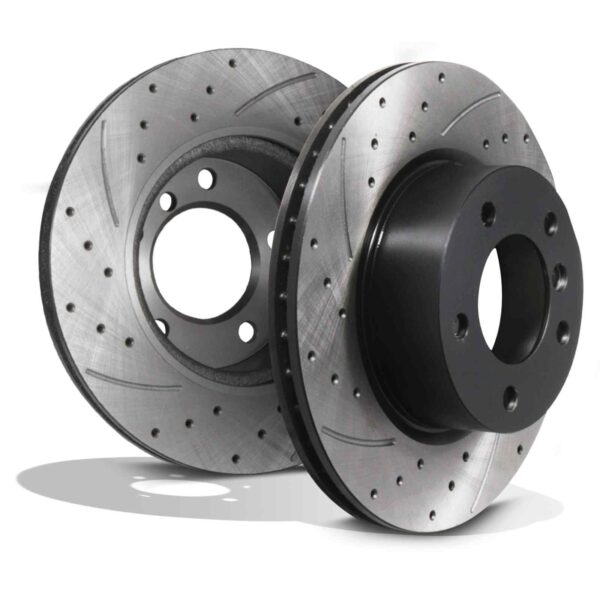 Front Drilled Grooved 292mm Brake Discs For BMW 3 Series E90 05-11