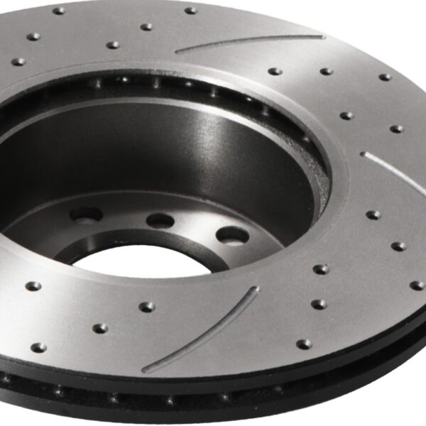 Front Drilled Grooved 300mm Brake Discs For BMW E81 E82 E87 E88 120I 125I 07+ - Image 4