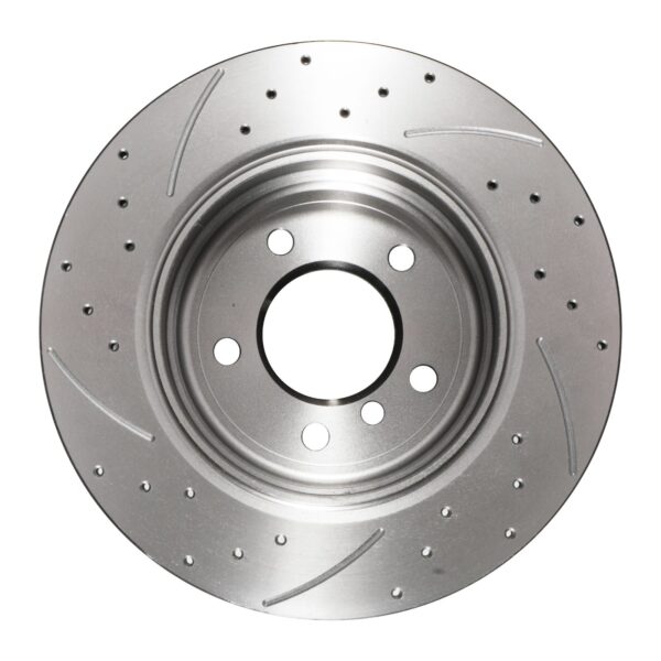 Rear Drilled Grooved 320mm Brake Discs For BMW 5 6 Series 520D 530I 630I 03+ - Image 7