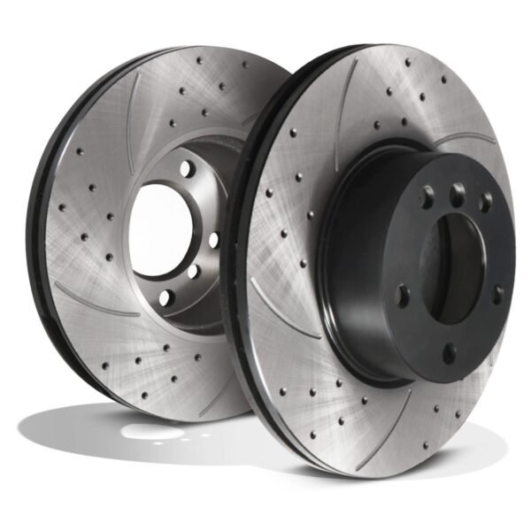 Front Drilled Grooved 312mm Brake Discs For BMW 3 Series F30 F31 320I 325I 12-18