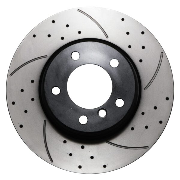 Front Drilled Grooved 310mm Brake Discs For BMW E60 520I 525I 525D Saloon 03-10 - Image 2