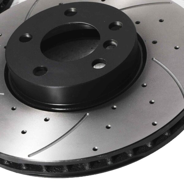 Front Drilled Grooved 332mm Brake Discs For BMW X5 E53 00-06 - Image 6