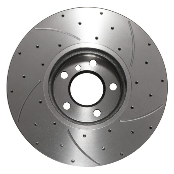 Front Drilled Grooved 348mm Brake Discs For BMW 5 Series F10 F11 535I 550I M550D - Image 7