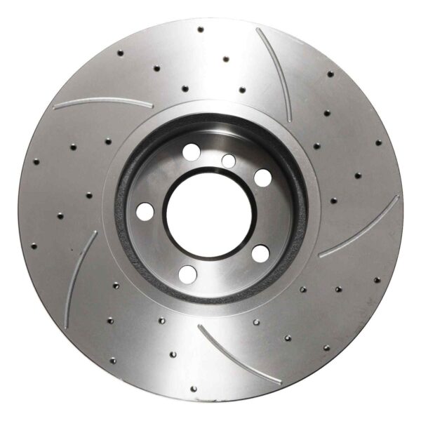 Front Drilled Grooved 345mm Brake Discs For BMW 1 Series M135i M140i F20 F21 11-19 - Image 8