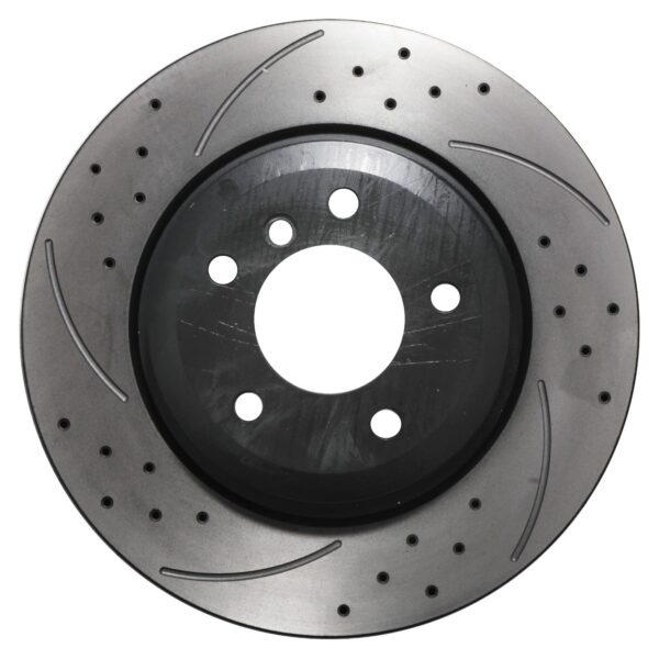 Rear Drilled Grooved 324mm Brake Discs For BMW Z4 Roadster E89 35I Sdrive 09-16 - Image 2