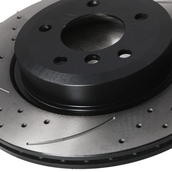 Rear Drilled Grooved 324mm Brake Discs For BMW Z4 Roadster E89 35I Sdrive 09-16 - Image 4