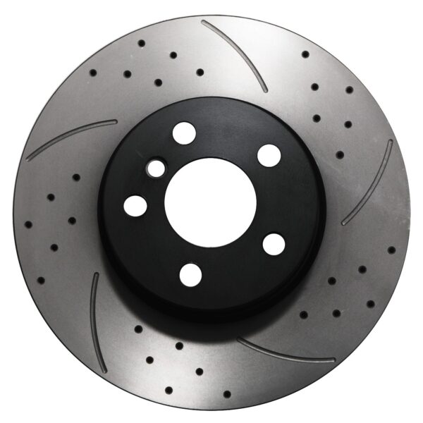 Front Drilled Grooved Vented 307mm Brake Discs For BMW G22 430 430I 2.0T 2020+ - Image 2