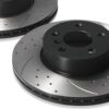 Front Drilled Grooved Vented 307mm Brake Discs For BMW G22 430 430I 2.0T 2020+ - Image 5